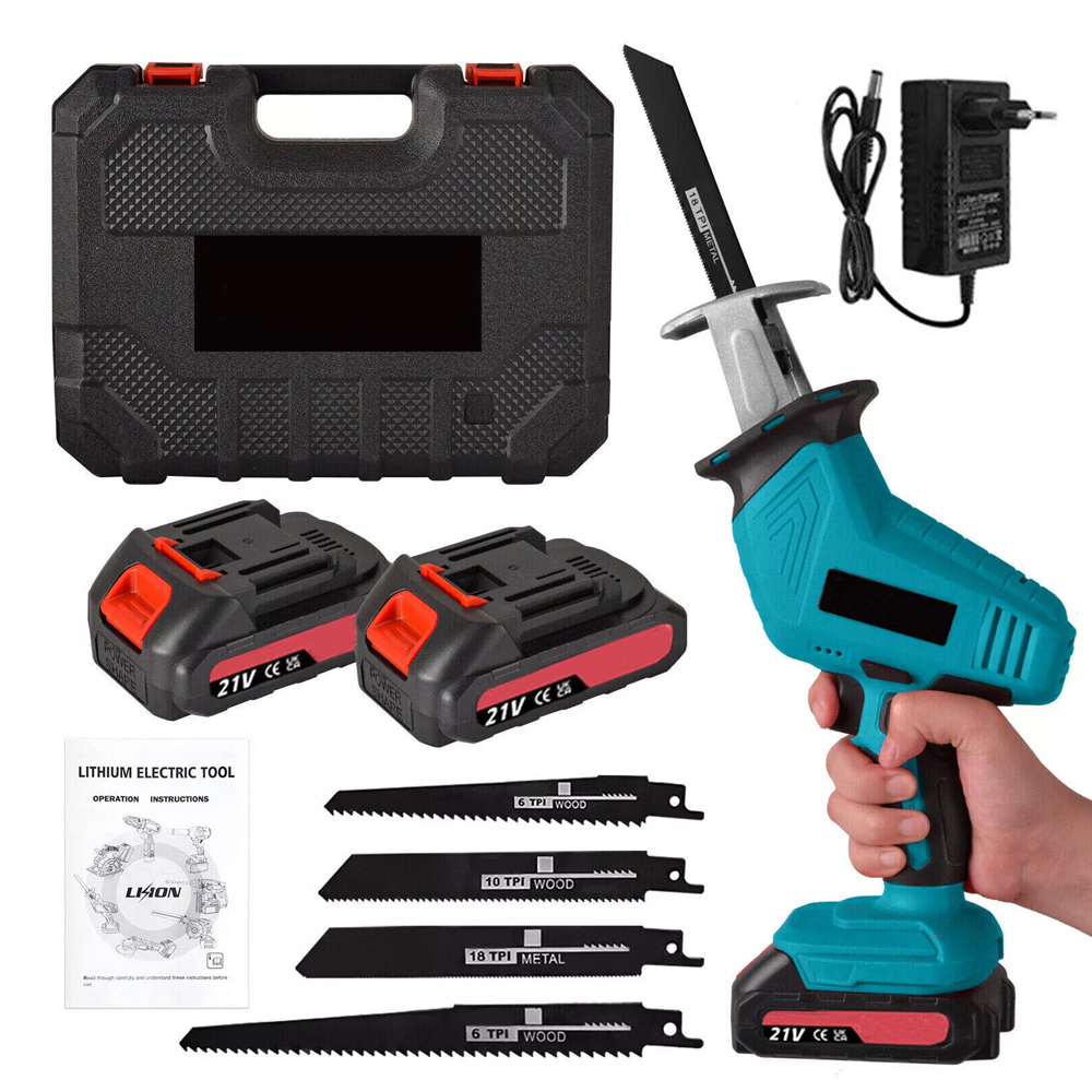Main product image of Electric Chainsaw Kit, Includes Four Interchangeable Saw Blades