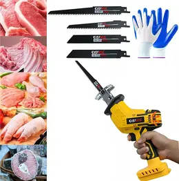4Blades For 20V Battery Cordless Bone Saw Reciprocating Saw Bone Meat Cut