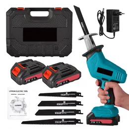 3000rpm Electric Reciprocating Saw 4 X Saw Blades For 18V