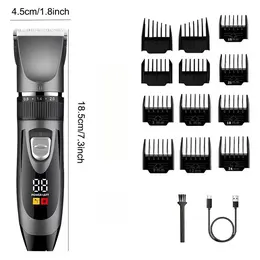 Cordless Hair Clippers For Men  Mens Hair Trimmer Set  Hair Clippers For Men