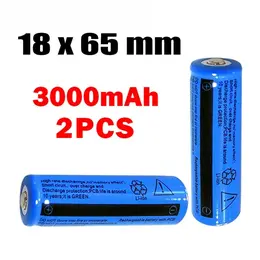 2PCS&4PCS&10PCS&50PCS&100PCS Rechargeable Battery 3000mAH 3.7V Li-ion BRC 11.1 Power Batteries For Flashlight Laser Headlamp