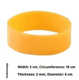 Electric wrench fixing rubber band-yellow-1 piece