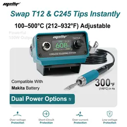 MELLIF 150W Soldering Iron Station, 18V Battery Compatible