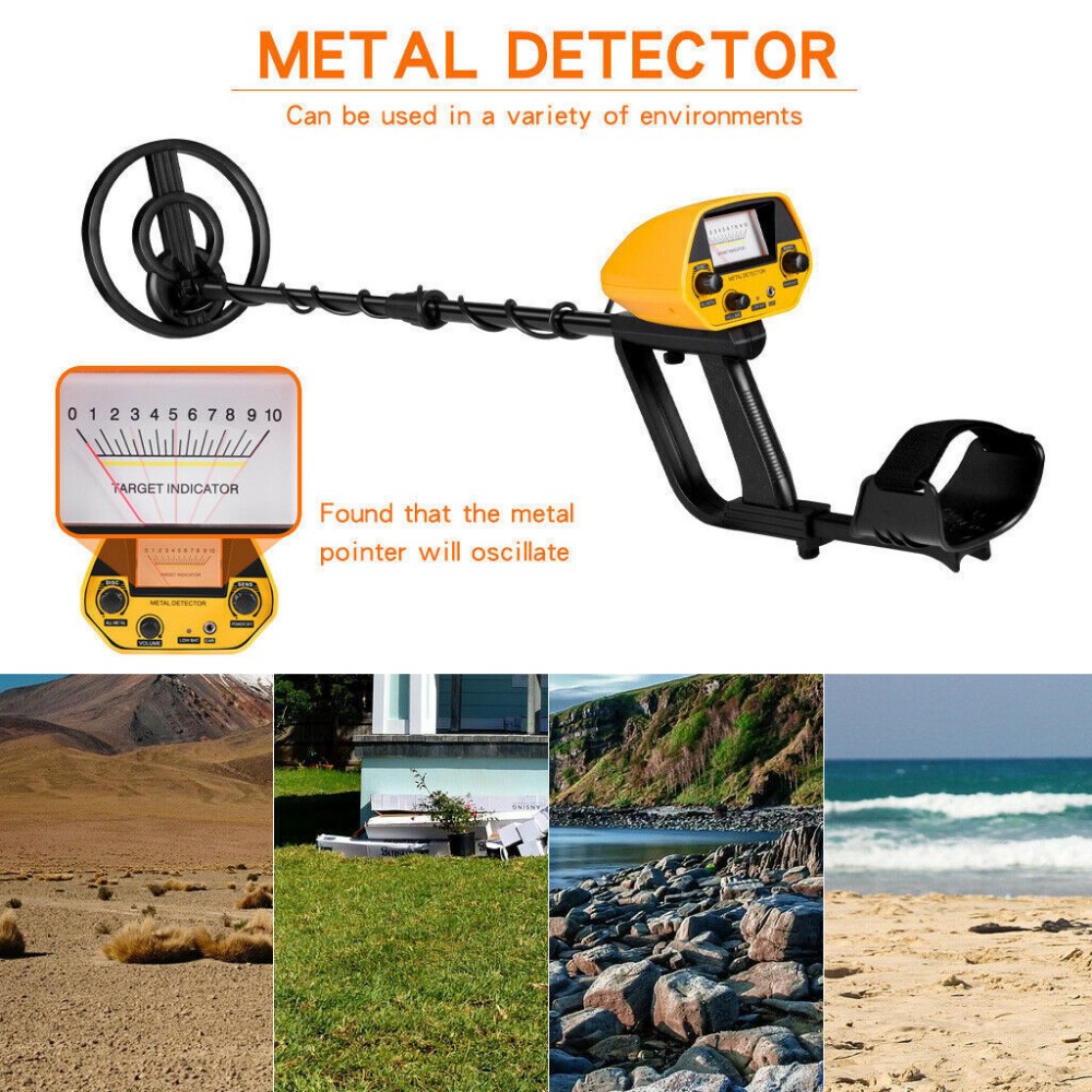 Professional Metal Detector For Treasure And Gold Coin Hunting, Waterproof.