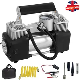 Heavy Duty 12V Electric Car Tyre Inflator  Portable Air Compressor Pump