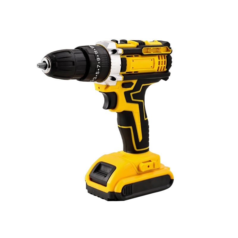 Household Rechargeable Brushed Electric Wrench, Household Lithium Battery Electric Drill, Export Model Impact Drill, Electric Tool
