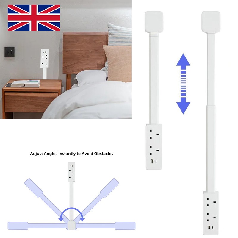 Main product image of Electrical Outlet Extender with Rotating Plug and Multiple Sockets