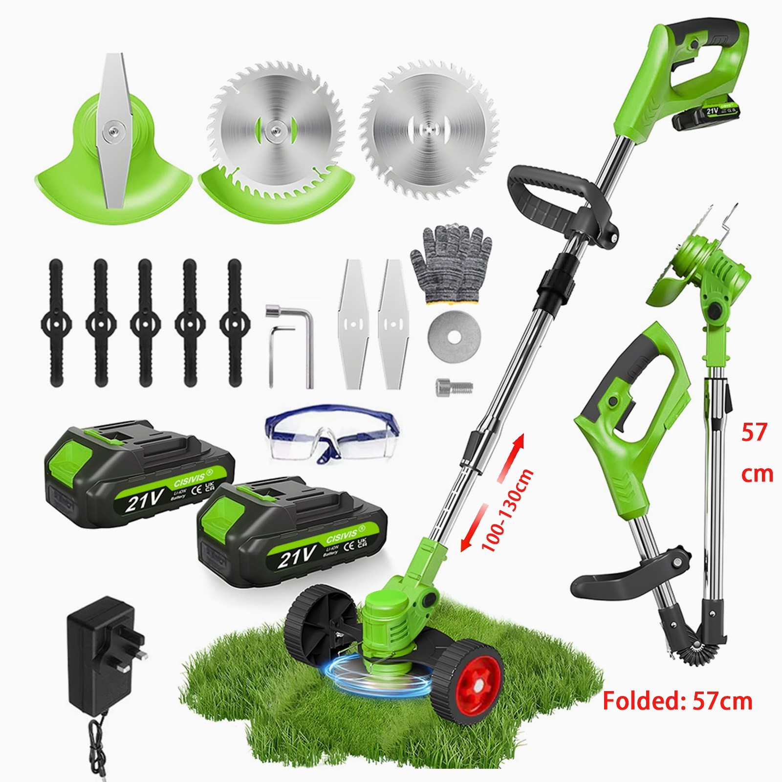 Main product image of 21V Cordless Foldable String Trimmer/Edger
