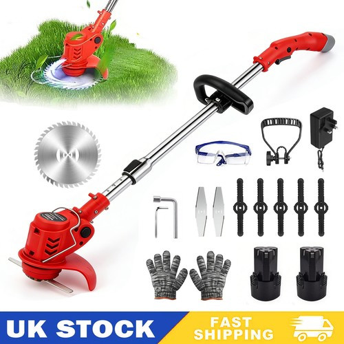 Main product image of 12V Cordless Grass Trimmer and Edger, with 2 Batteries