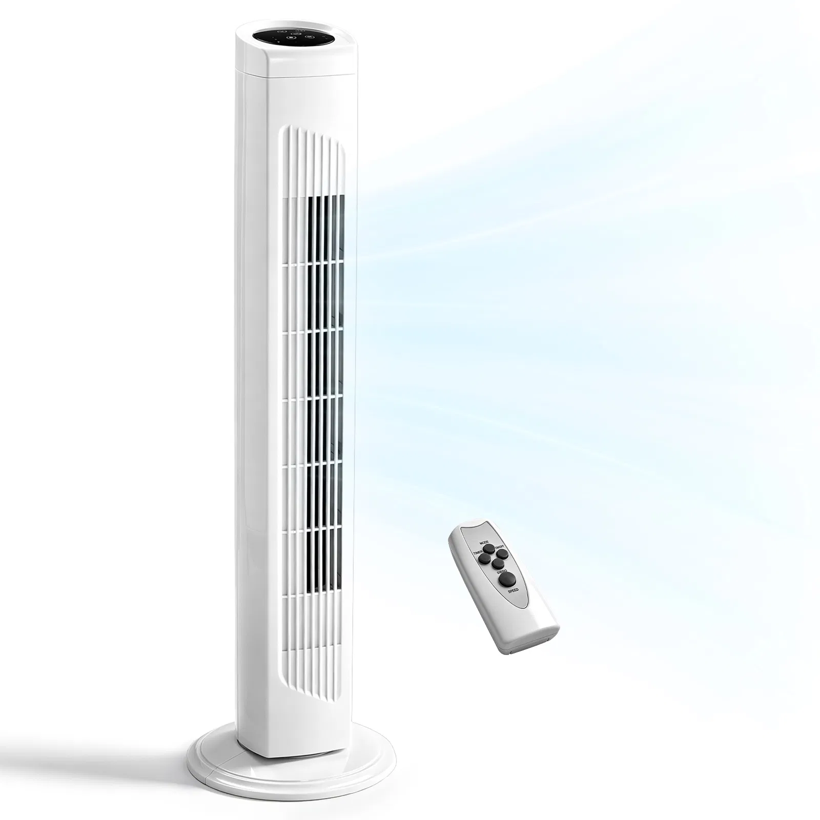 Main product image of US Standard RTW-AR Tower Fan, 110V, 45W, 32 Inch, Oscillating, Touch/Remote
