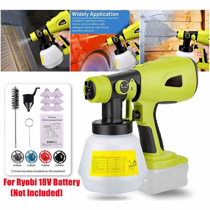 Main product image of Cordless Airless Paint Sprayer for Ryobi 18V and 20V Batteries