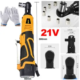 Product image of 21V Cordless 3/8in Right Angle Ratchet Wrench Kit, 100N.m
