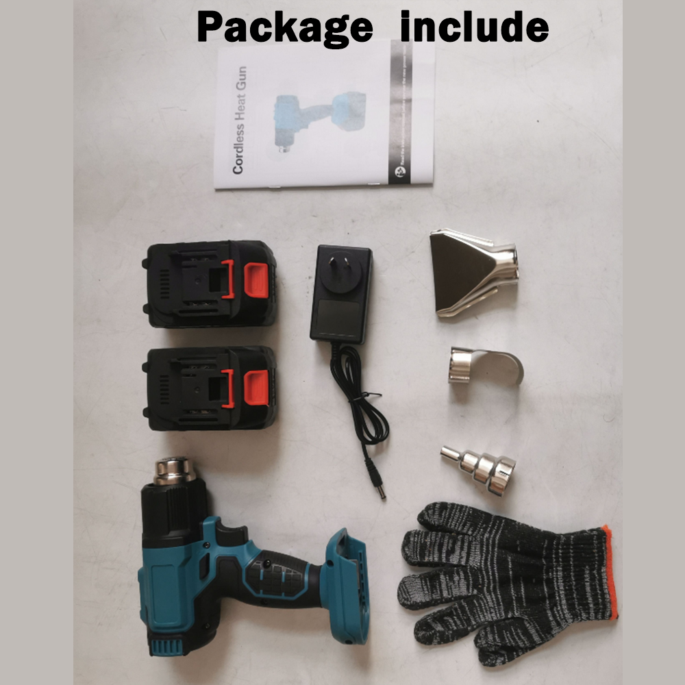 Main product image of 2000W Cordless Heat Gun, 18V Battery, Adjustable Temperature