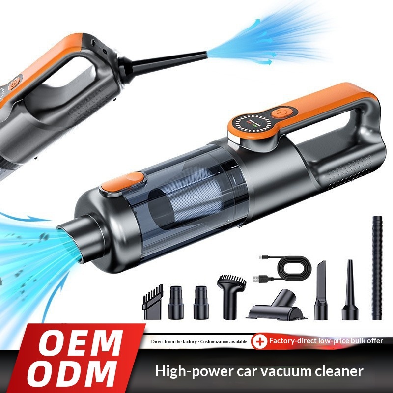 Main product image of New Cross-border Car Vacuum Cleaner With Super Strong Suction Power For Household Use, Handheld Small In Car Wireless Vacuum Cleaner