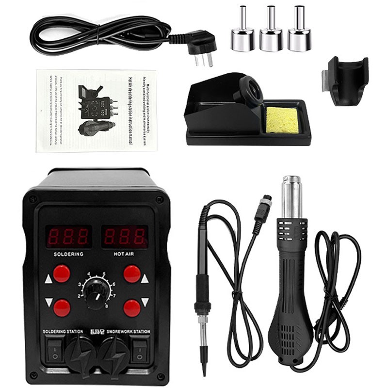 Main product image of 2-in-1 Digital Soldering & Hot Air Rework Station, 700W
