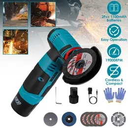 Product image of Cordless Mini Angle Grinder, 2x12V 1100mAh, 19000 RPM, Kit