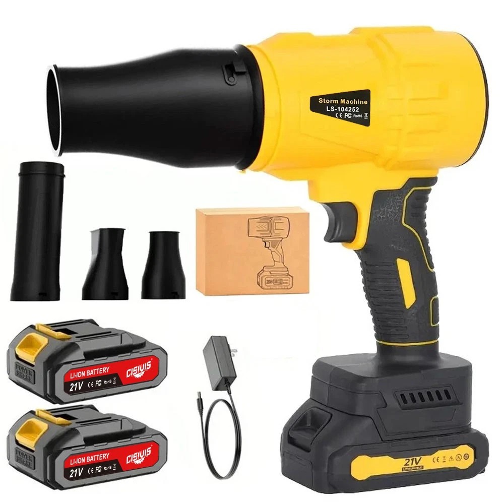 Main product image of 21V Cordless Leaf Blower Power Jet Dry Fan Mini 40000RPM Electric Dust Cleane