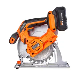 Product image of 6.5 Inch Cordless Circular Saw Kit, 4700 RPM, 45 Degree Bevel, Brushless