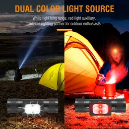 Product image of USB Rechargeable Waterproof LED Headlamp, 800 Lumens