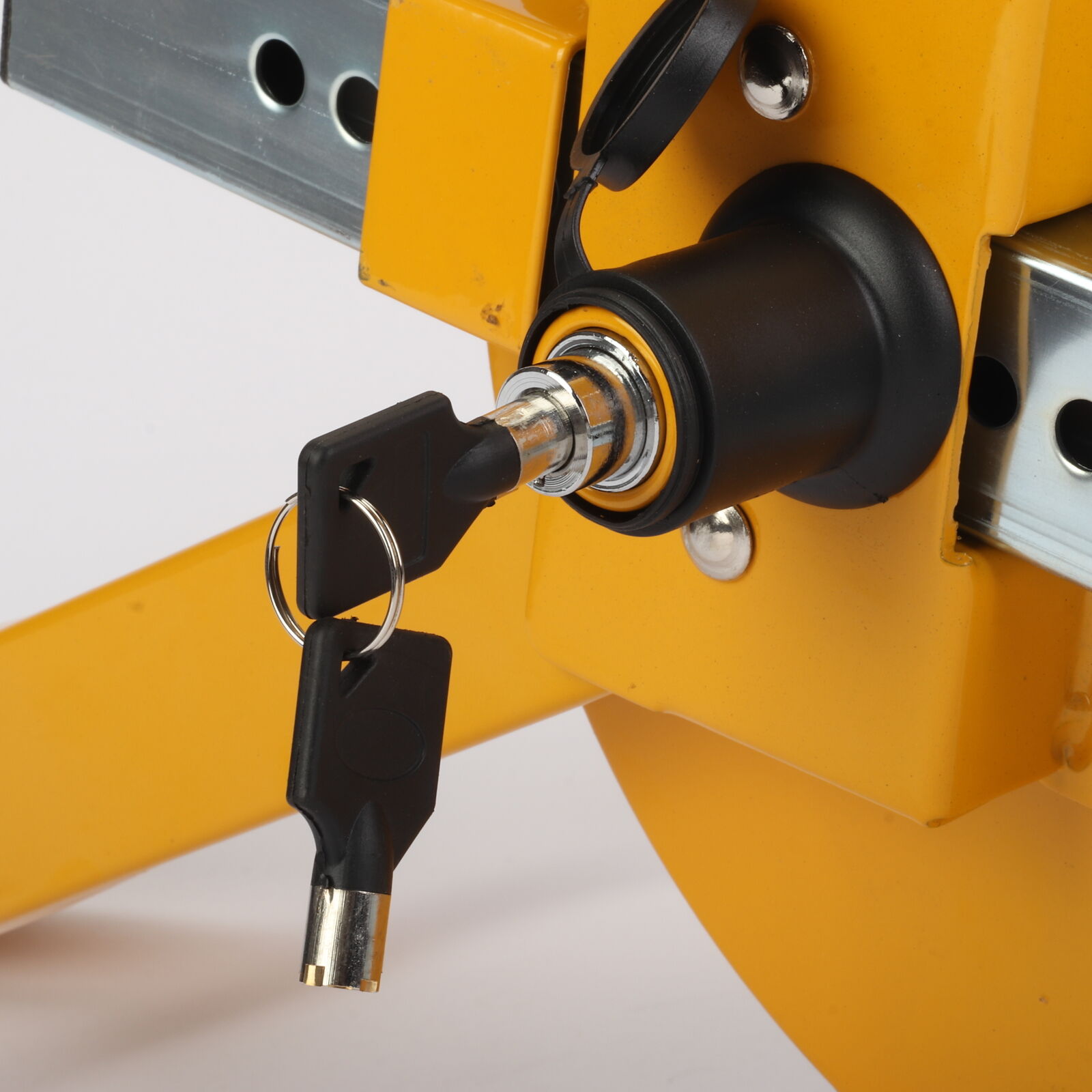 Main product image of Solid Steel Wheel Clamp, 12, 13, 14 Inch, Car Van Trailer Lock