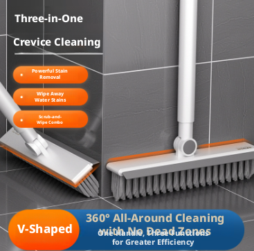 Three-in-one floor brush-white-1 piece