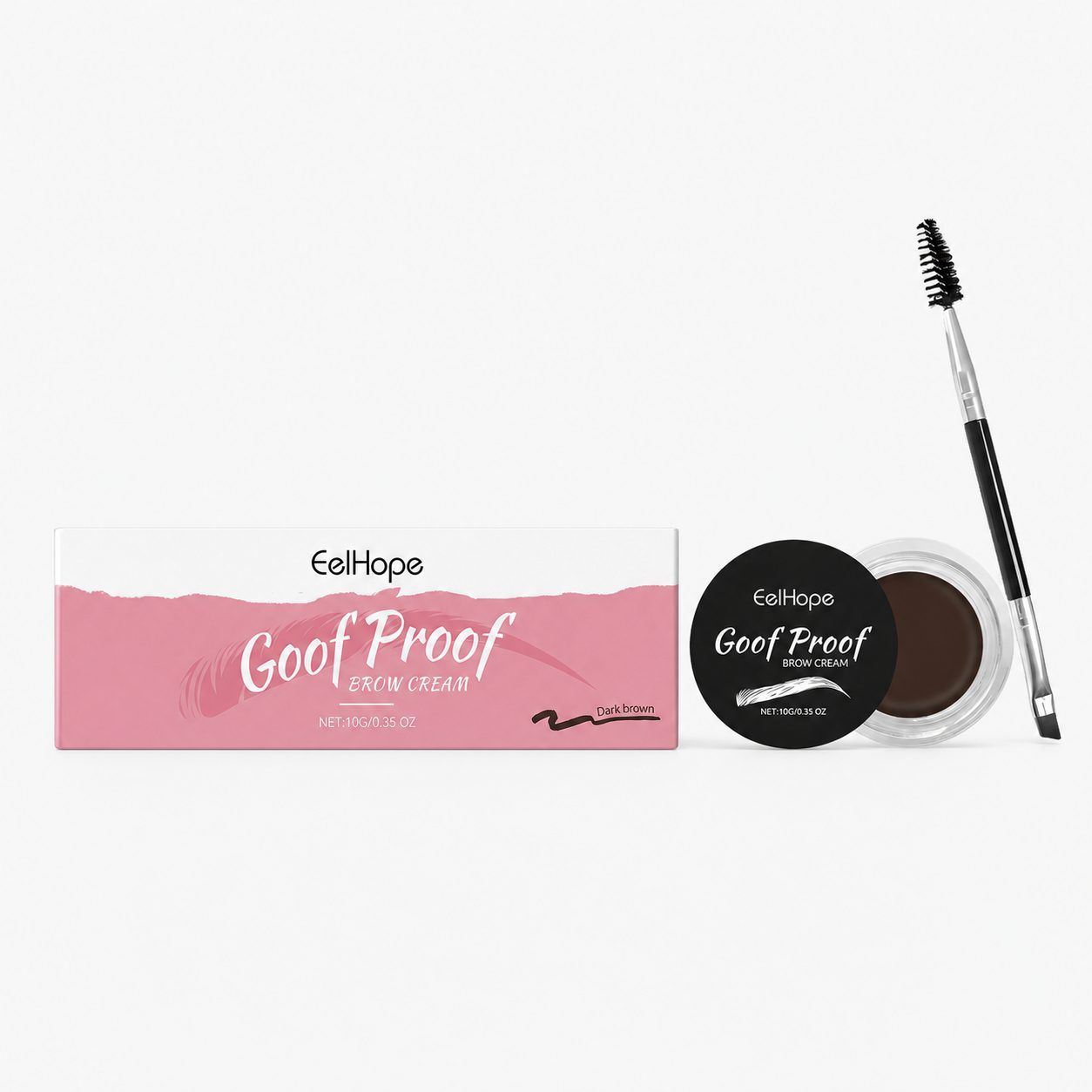 Main product image of EELHOPE Deep Brown Brow Tint with Brush, 10 g