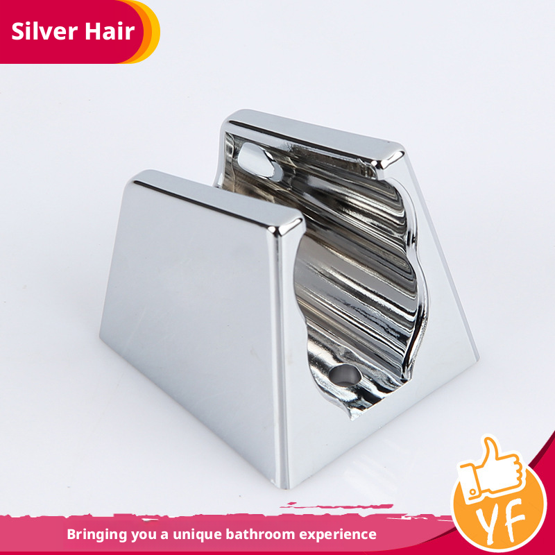 Double-hole sprinkler base-silver-ABS plating-1 piece