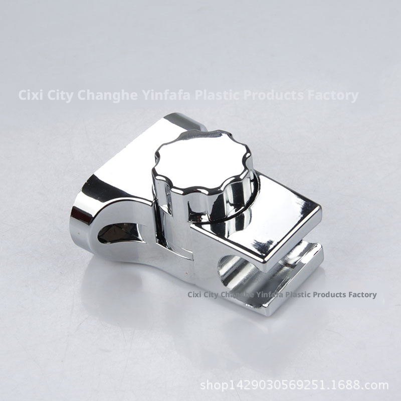 Adjustable shower base-silver-ABS plating-1 piece
