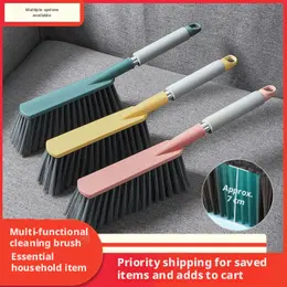 Multifunctional long-handle bed brush-yellow-1 piece