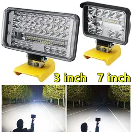 LED Work Lights 204W 8600LM Flashlights For  XR 18V 20V Lithium Battery UK