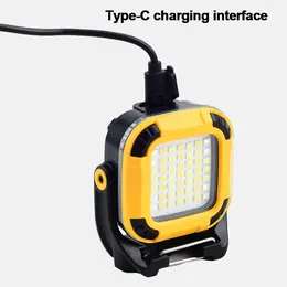 Rechargeable LED Work Light COB Super Bright Floodlight Portable Waterproof