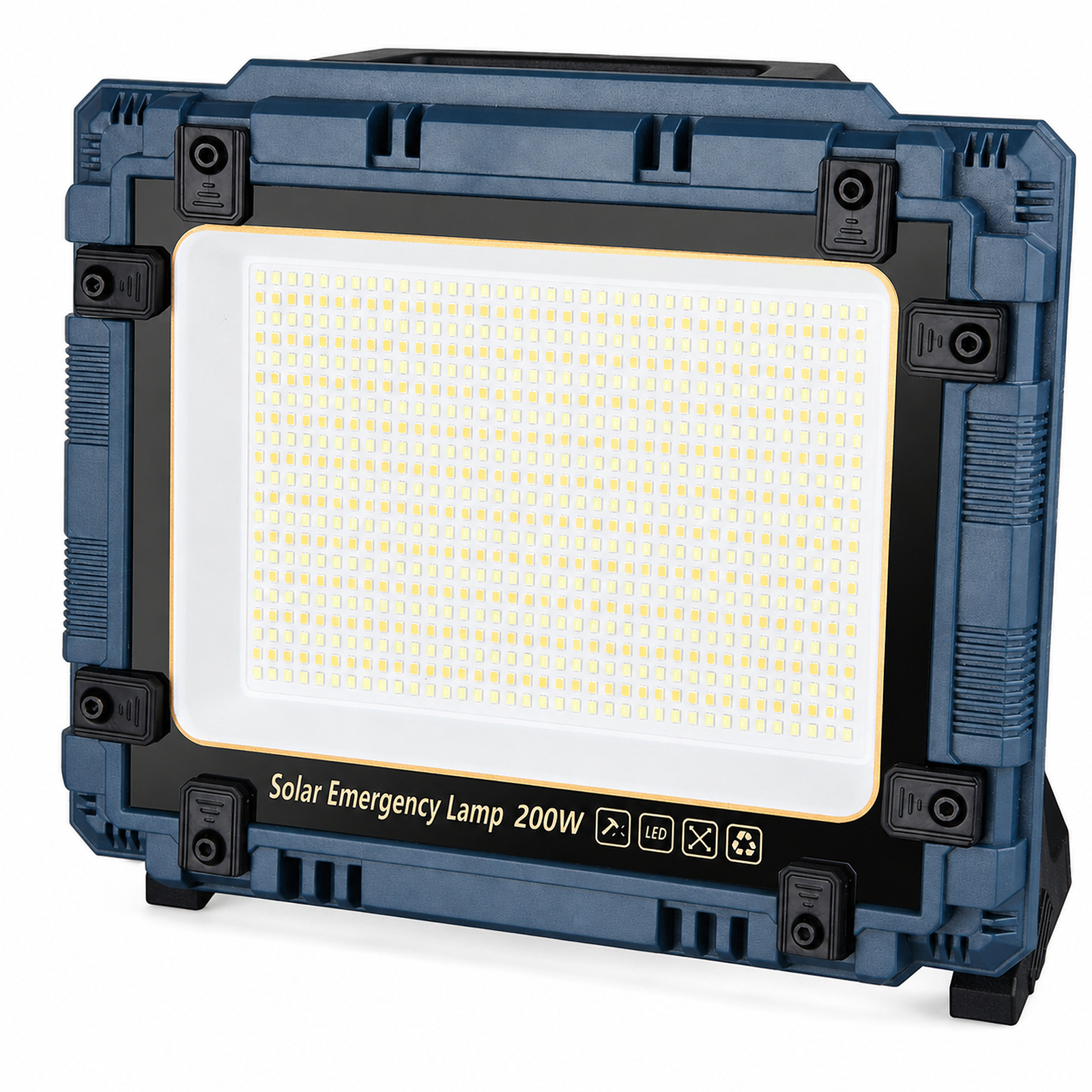Main product image of W8109 1 LED Solar Rechargeable Safety Light, Type C, 18650 Battery