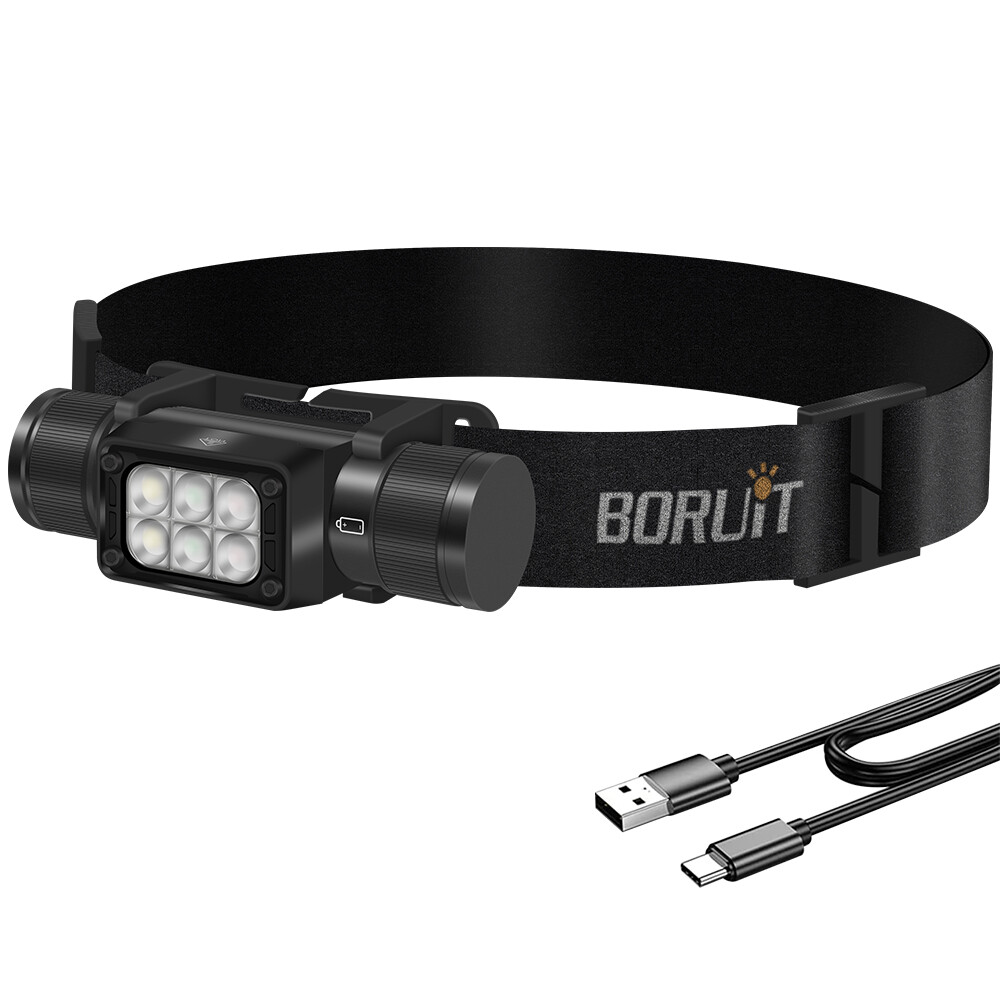 Main product image of Super Bright Waterproof Head Torch Headlight LED USB Rechargeable Headlamp Fish