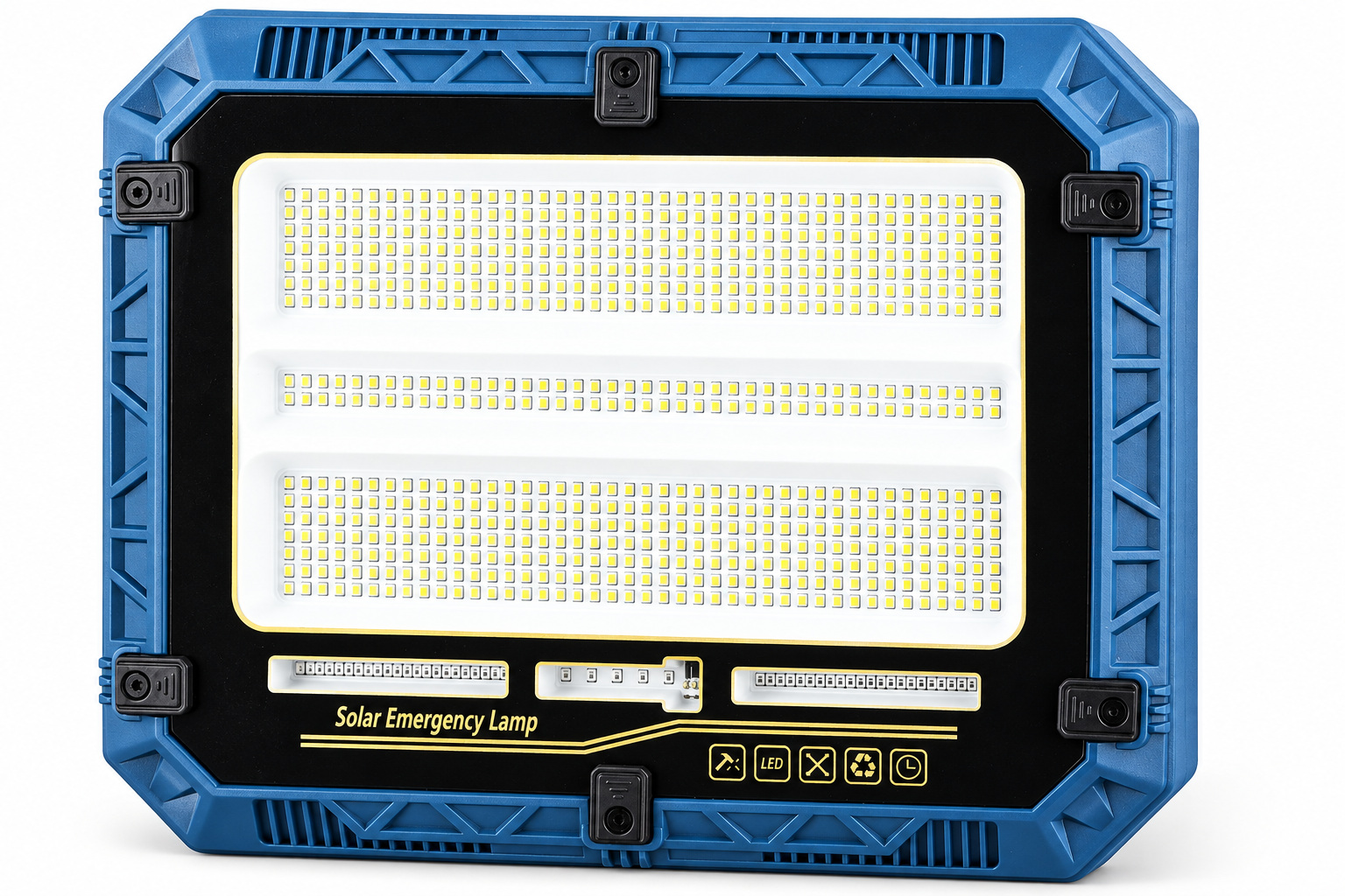 Main product image of W8114 Solar Powered Rechargeable 4 LED Safety Light, 18650 Battery