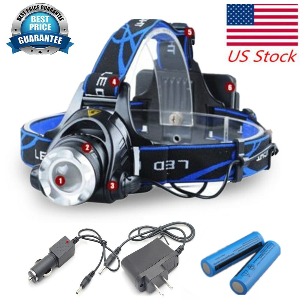 Main product image of Rechargeable LED Headlamp, Zoomable, for Hands-Free Lighting