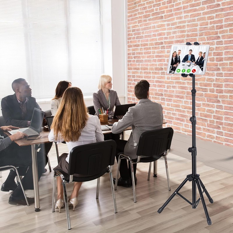 Main product image of Adjustable Floor Tripod Stand for 4.7-12.9 inch Tablets and Phones
