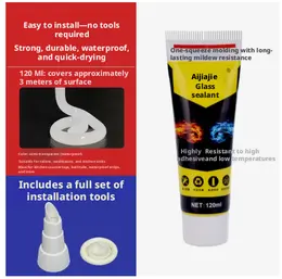 Waterproof glue-120ml transparent-1 stick