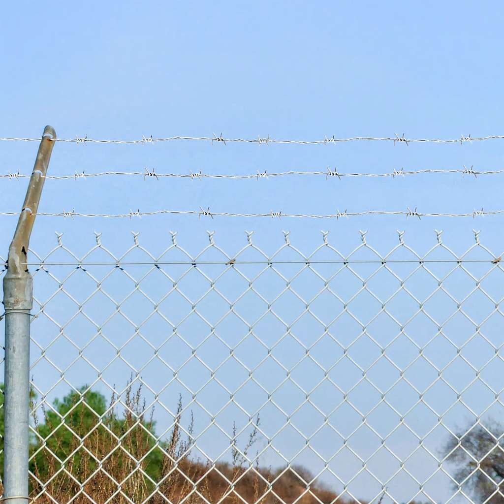 Barbed wire, 500 m rolled up