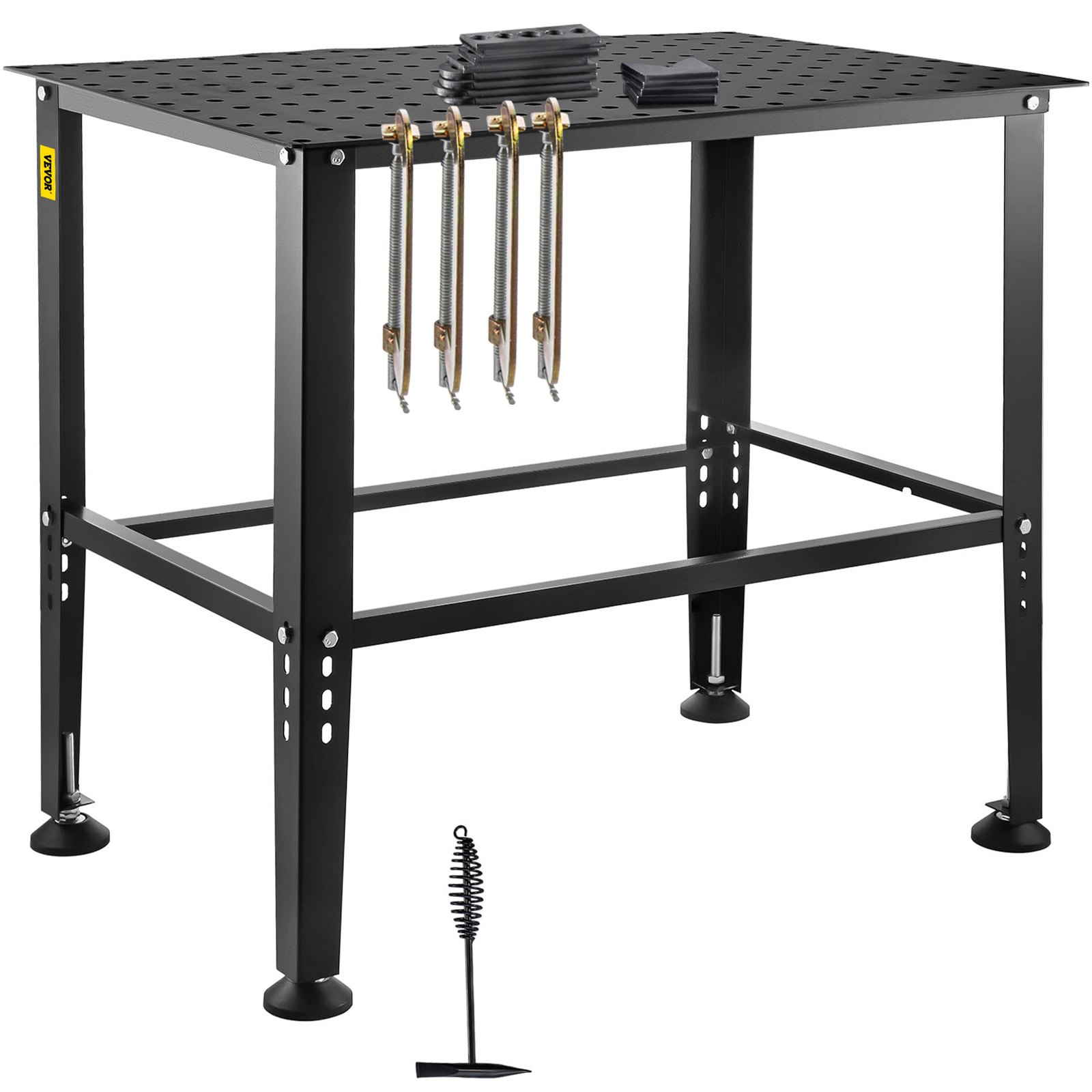 Main product image of Welding Table 36" X 24", 800LBS Capacity Welding Workbench Table, Heavy-Duty Work Bench With 0.63" Fixture Holes And Non-slip Foot Pads For Welding Assembly Repair Works