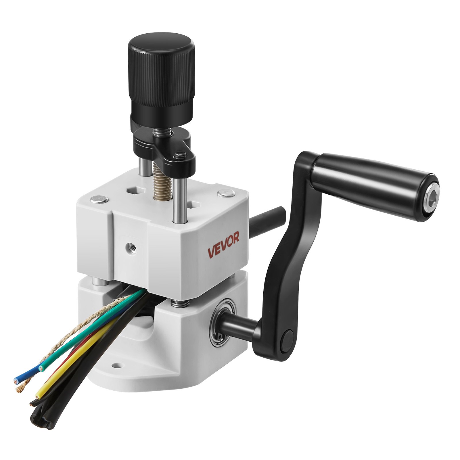 Main product image of Manual Wire Stripping Machine, 0.06-1 In, Portable Copper Stripper With Hand Crank Or Drill Powered, 64Mn Quenched Blades, 45# Steel Rollers, ABS & PC Wire Peeler, For Scrap Copper Recycling