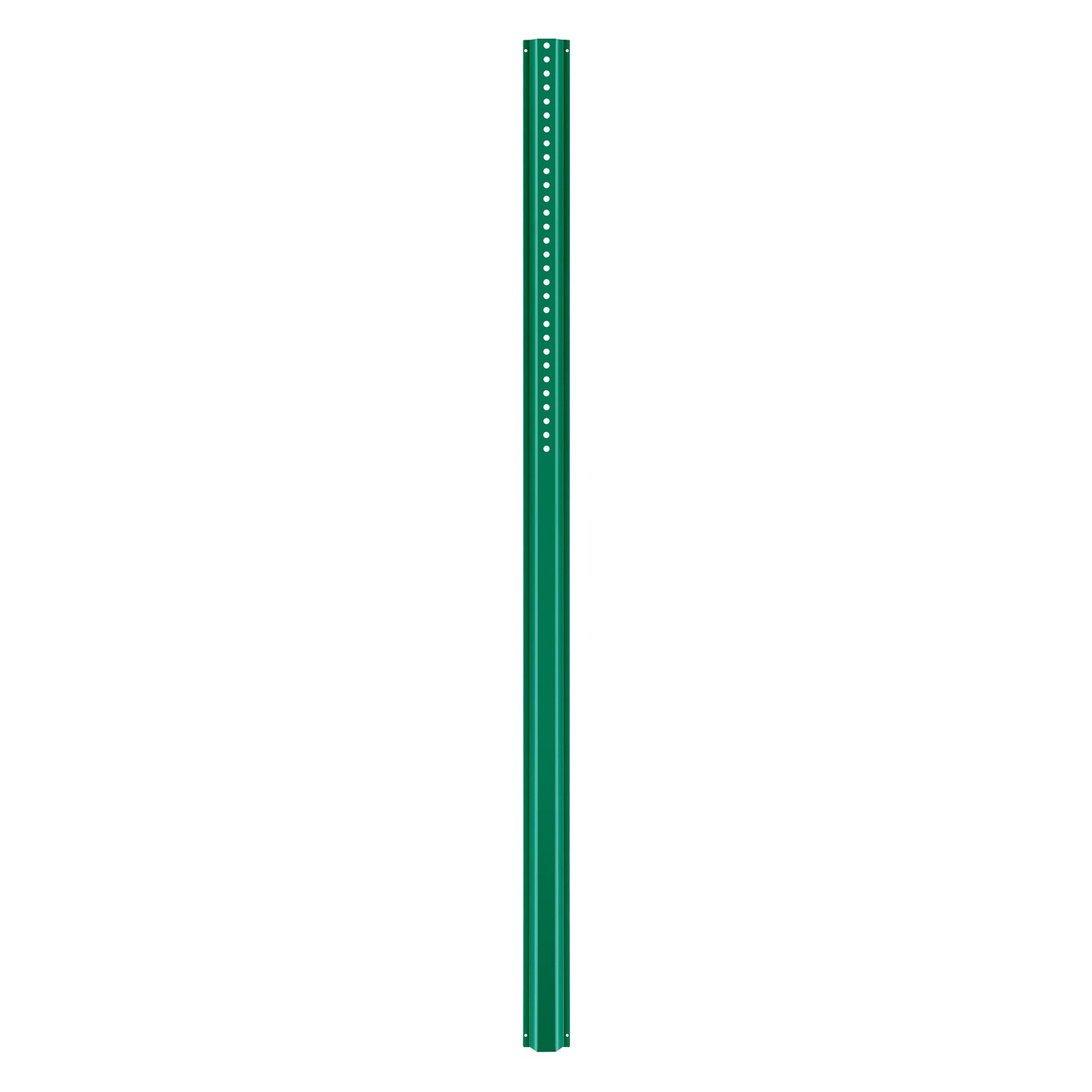 6FT U-Channel Sign Post, 4Pack Green Heavy Duty Steel Fixed Fence Post, Steel Fence U-Channel Sign For Garden, Courtyard, Farm Or Traffic Intersection