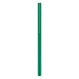 6FT Green Steel Fixed U-Channel Sign Post, 4-Pack