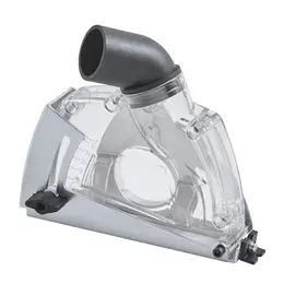 Cutting Dust Shroud For Angle Grinders, Universal 4-5 In Angle Grinder Dust Shroud With 6 Clamping Washers & 5 In Diamond Grinding Cup Wheel, Adjustable Cutting Depth, Connect To Vacuum Cleaner