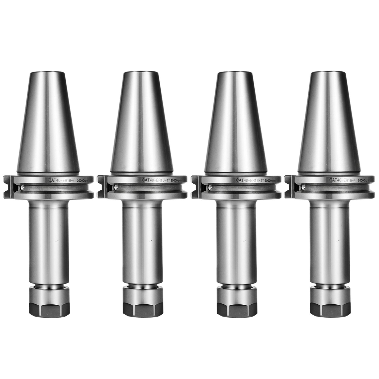 Main product image of CAT40-ER16 Collet Chuck Tool Holder Set, 4 Pieces, 100mm Length