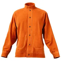 Product image of XXL Leather Welding Jacket, Flame Resistant Cowhide, Waterproof, Heat-Resistant