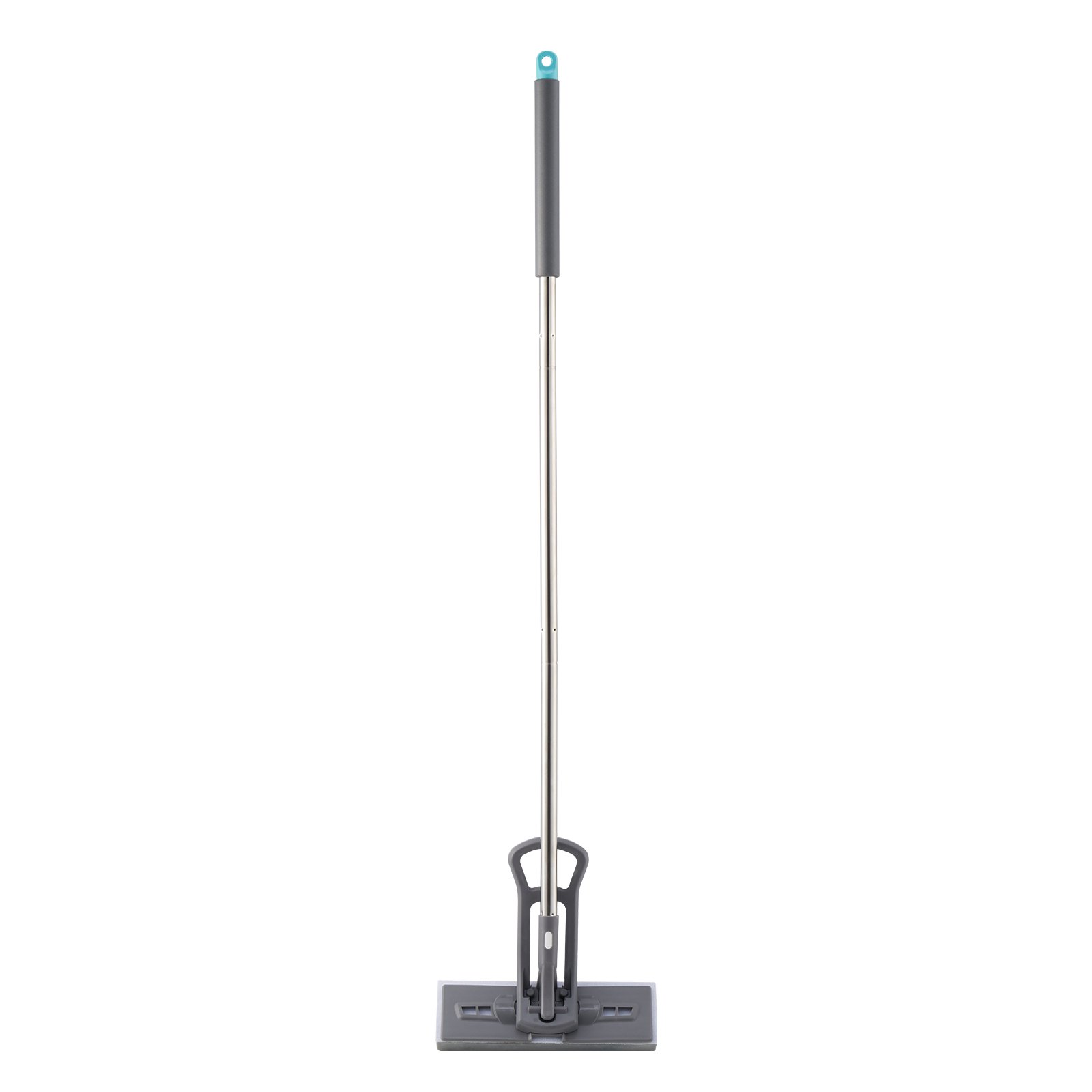Sponge Mop, High-Density PU Sponge Mop With 1 Pcs Sponge Mop Replacement , Easy To Squeeze Sponge Mop With Hook & Loop For Head Change, Fit For Various Floors  Cleaning