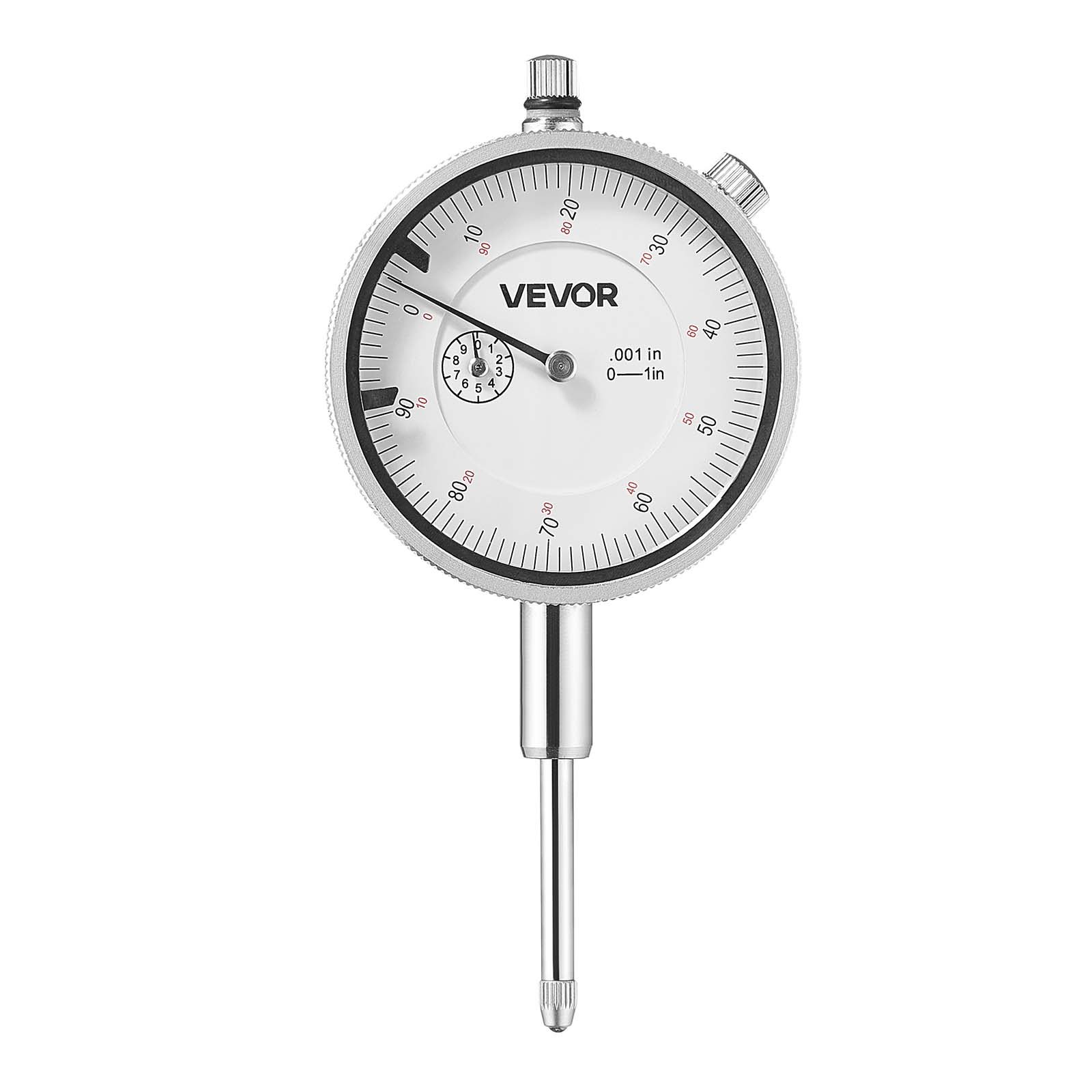 Dial Test Indicator, 0.001 Inch Accuracy, 0-1 Inch Measuring Range, Easy To Read Large Dial, Professional For Internal Diameter Measurement, Runout Detection, Flatness Inspection