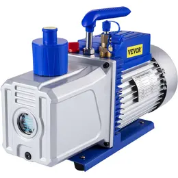 12CFM 1HP Two Stage Vane Vacuum Pump, 3x10-1 Pa, for HVAC/Auto AC
