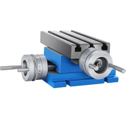 Milling Working Table - 7.3 X 4 Inch Worktable - Compound Slide Table Milling Working Cross Table Machine For All Drill Stands Bench Drilling Milling Machine (7.3" X 4")