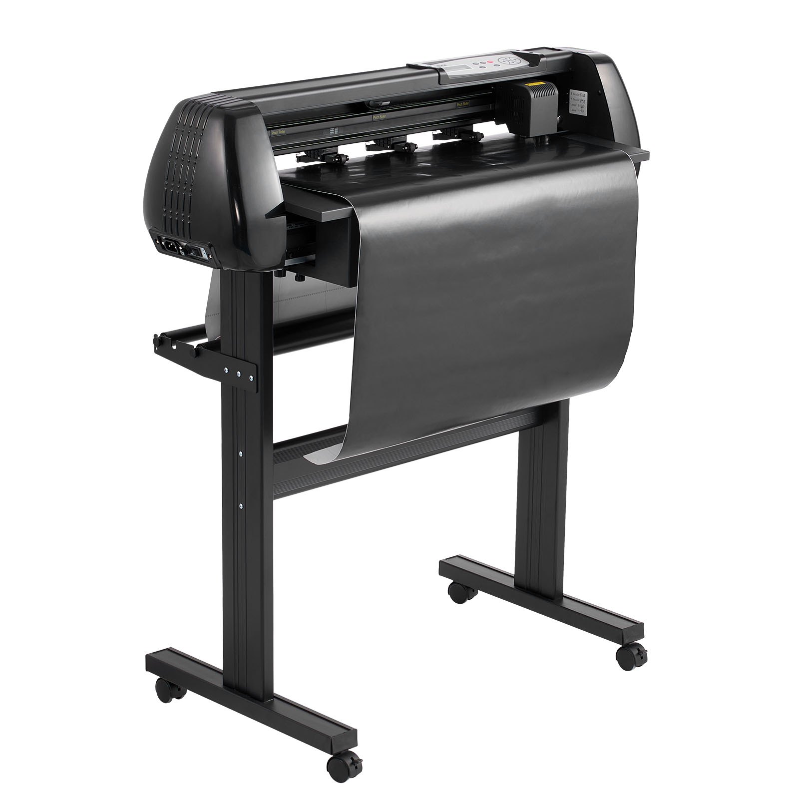 Vinyl Cutter Machine, 28 Inch Max Feed Width, Dual Blades, Adjustable Force And Speed, LED Display, Vinyl Plotter Cutter Printer With Signmaster Software For Compatible With Windows And MacOS